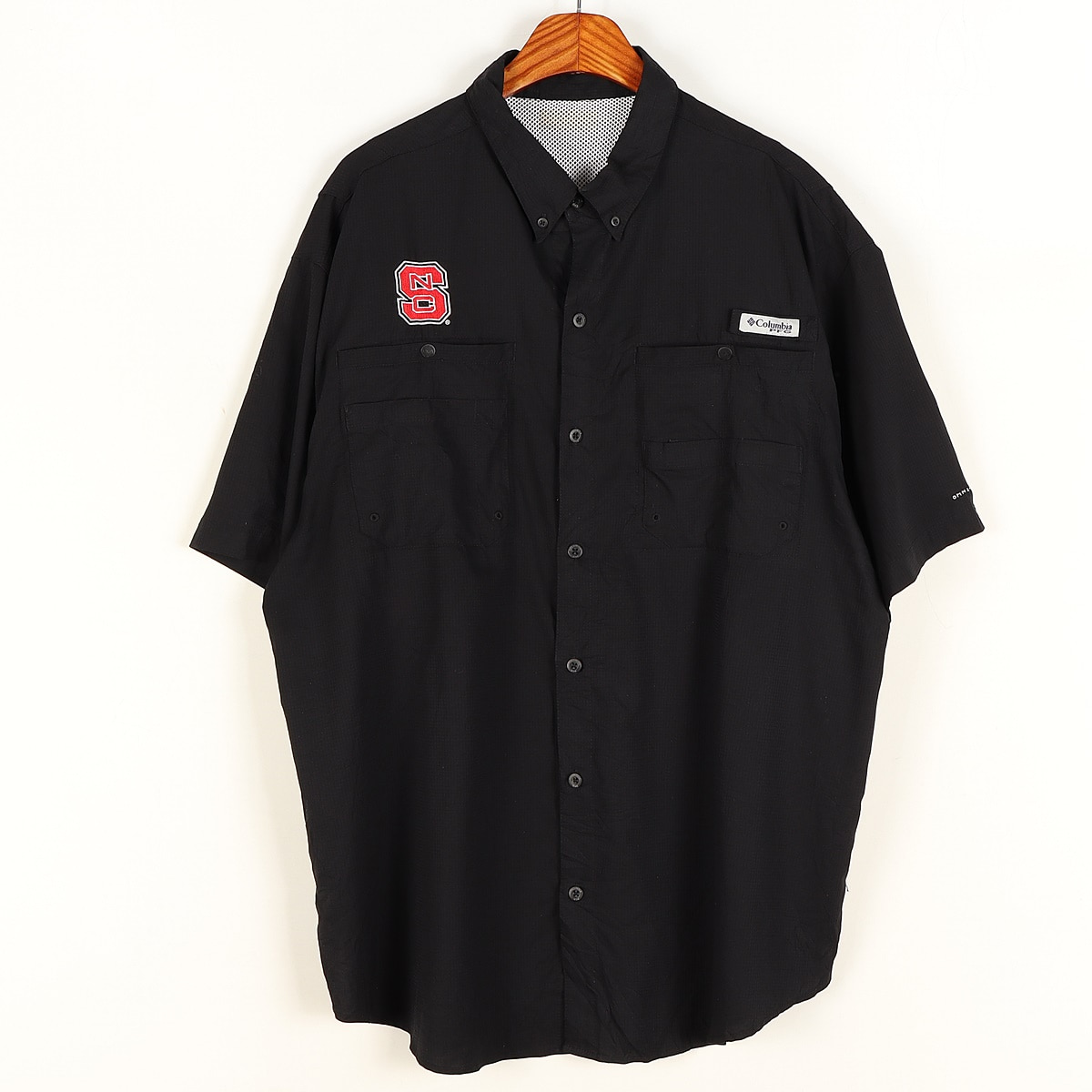 컬럼비아(COLUMBIA) 블랙 PFG피싱 반팔 셔츠 / XL