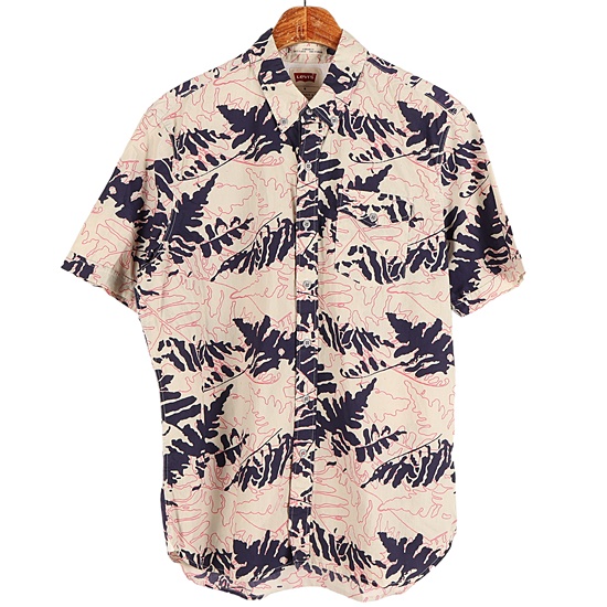리바이스(LEVIS) 하와이안 반팔 셔츠 / M