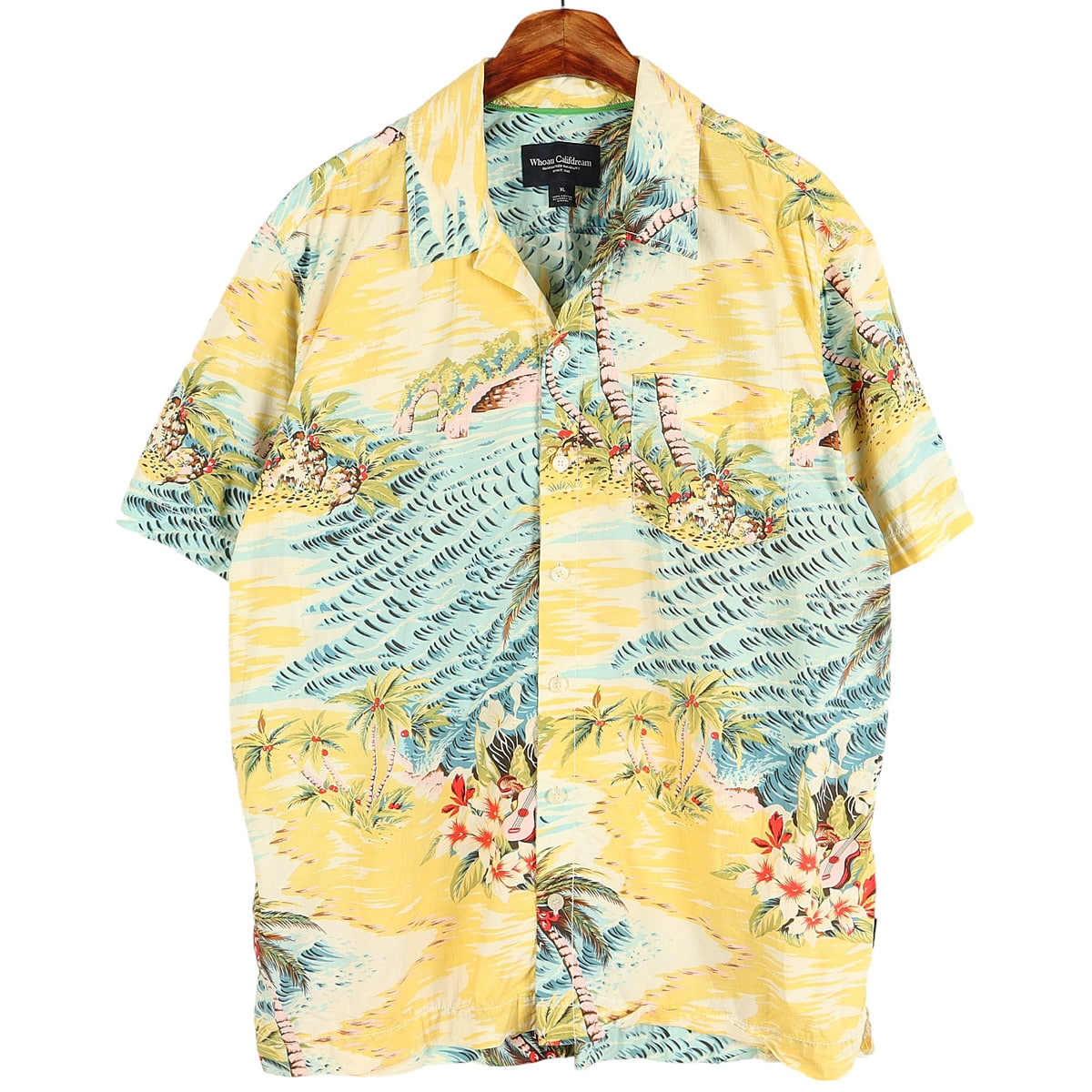 후아유(WHO.A.U) 하와이안 반팔 셔츠 / XL