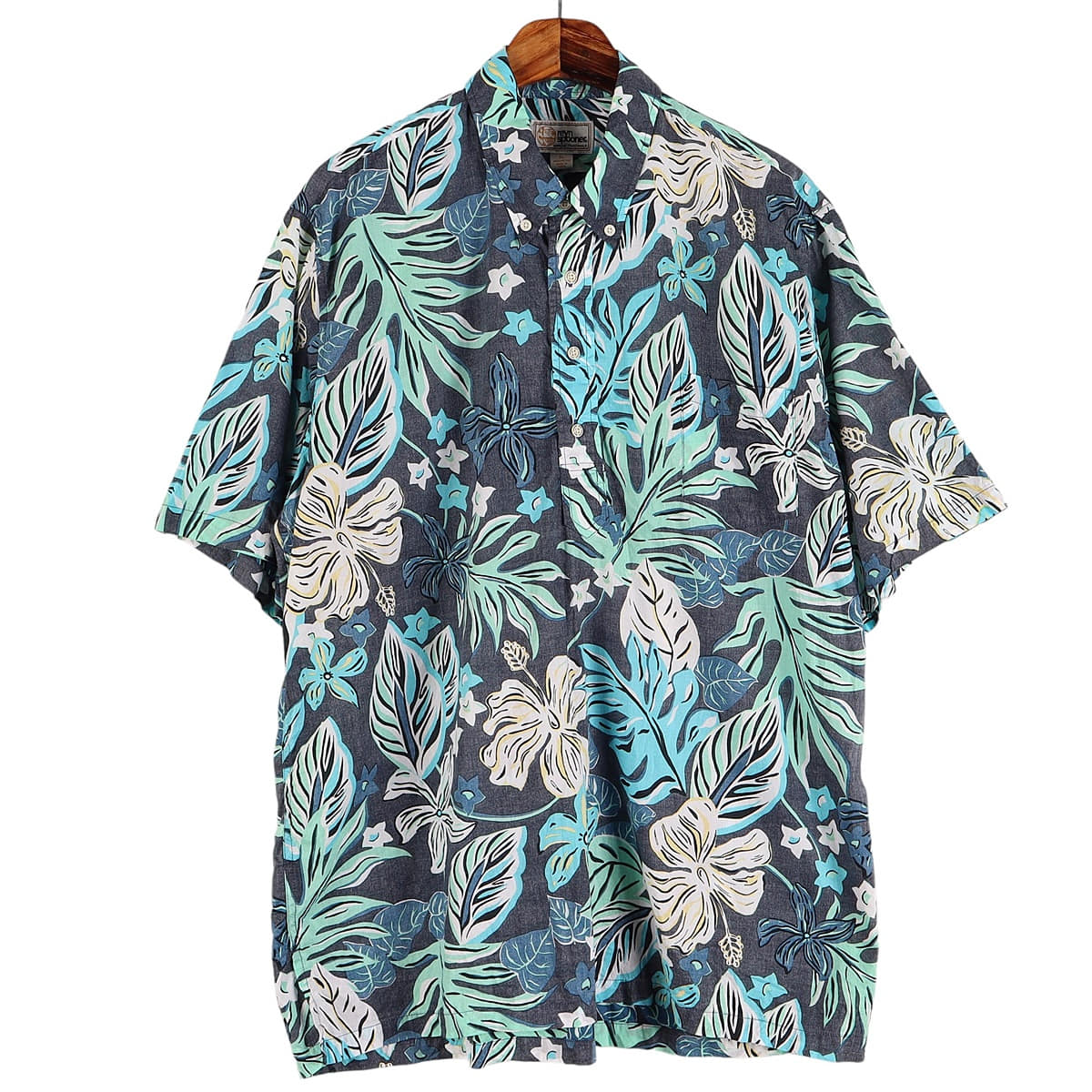 레인스푸너(REYN SPOONER) 하와이안 반팔 셔츠 / XL