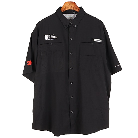 컬럼비아(COLUMBIA) 블랙 PFG 피싱 반팔 셔츠 / L
